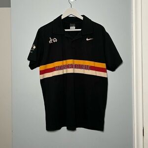 Y2K Nike Hors Categorie Polo Mens 2006 France Black Cycling Vintage